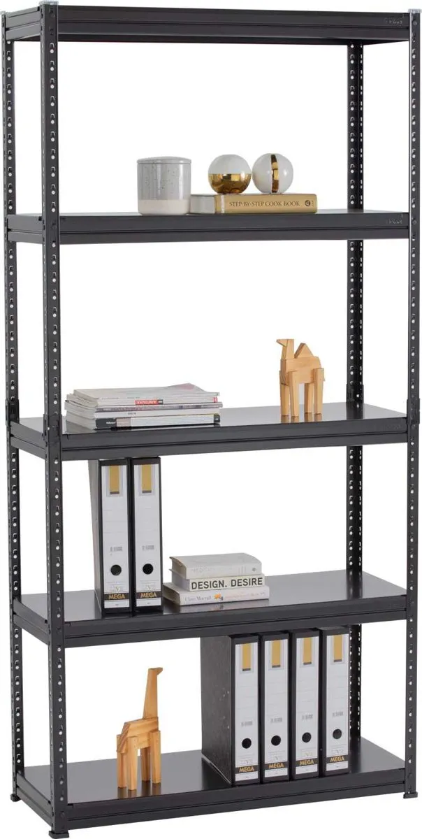 Rack de rangement noir