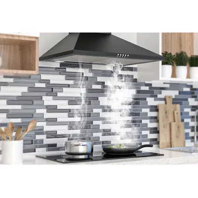 Hotte aspirante Pyramide Cuisinam  60CM NOIRE MAT
