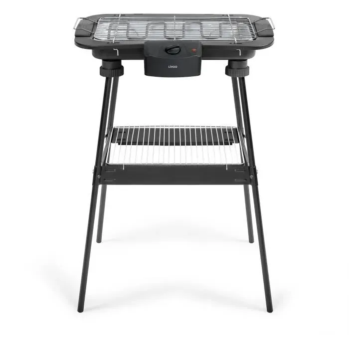 Barbecue électrique 2 en 1 Livoo 2200 W noir