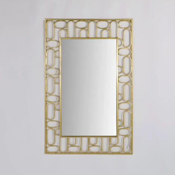 Miroir mural rectangulaire cadre discret