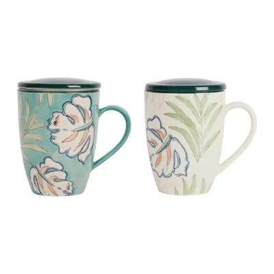 Tisaniere tropic'art set de 2 30CL