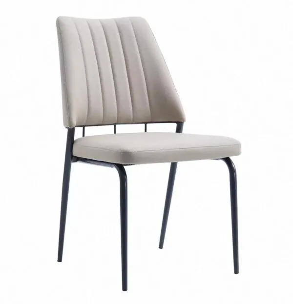 Chaise X086 assise et dossier beige