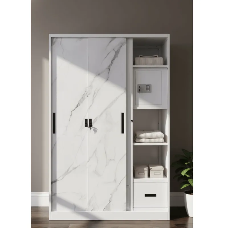 Armoire métal W003 3 portes coulissantes