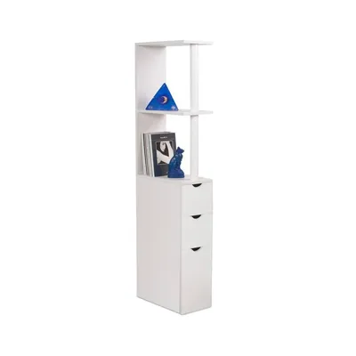 Meuble de salle de bain gain de place avec tiroir