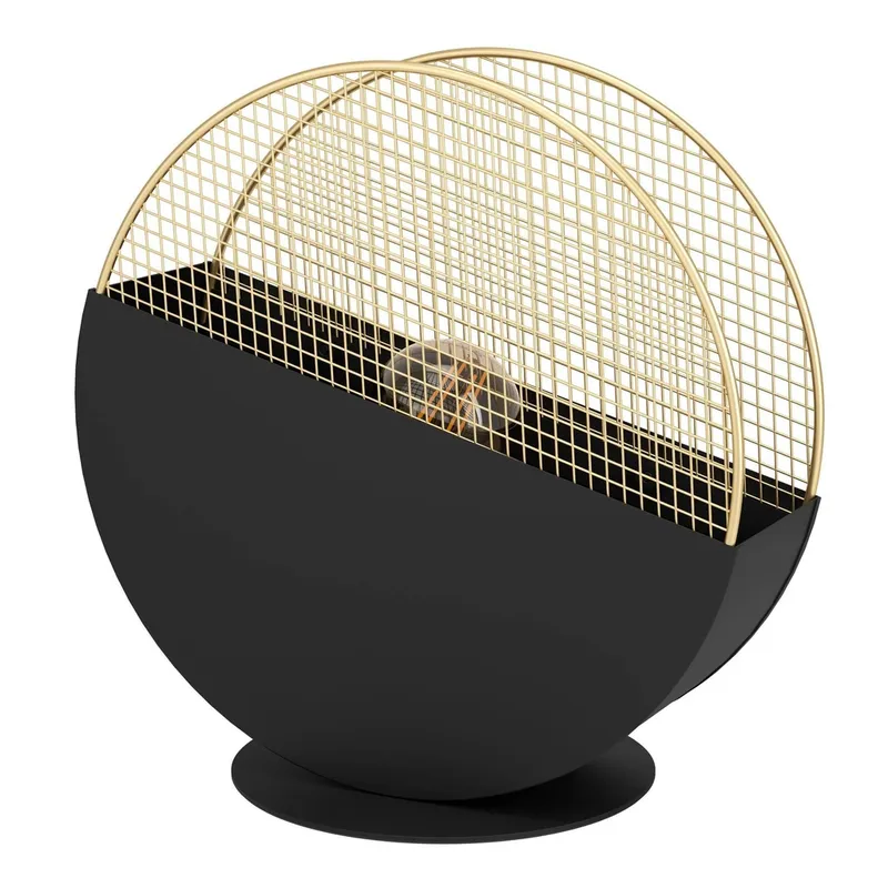 Lampe de table mumbles 1X40W E27 H285 noir/or