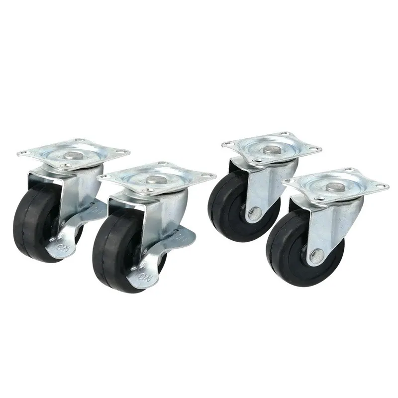 Roulettes pivotantes 50 mm – lot de 4
