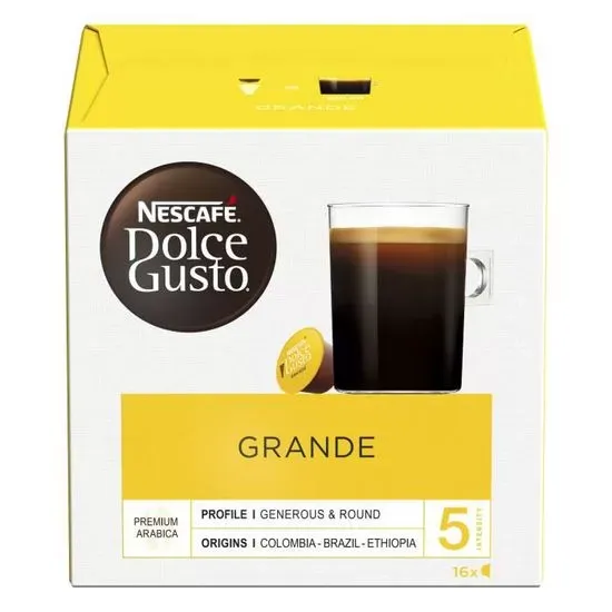 Capsules café Nescafé Dolce Gusto Grande (x16)