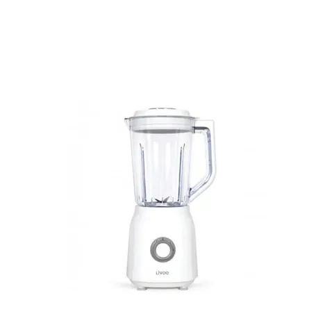 Blender Livoo 1,5 L 600 W double lame inox turbo blanc