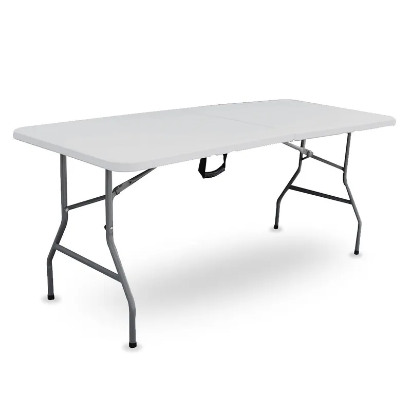 Table pliante rectangulaire blanc – Salon de jardin – 6611