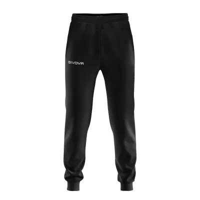Pantalon de survêtement Givova – Noir, 100% polyester