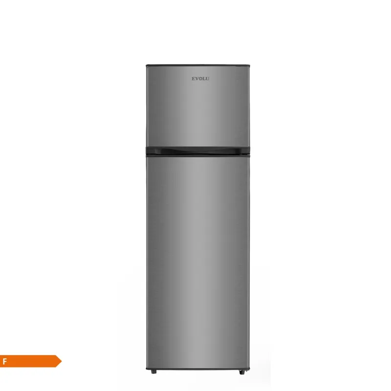 Réfrigérateur 2 portes 258L gris
