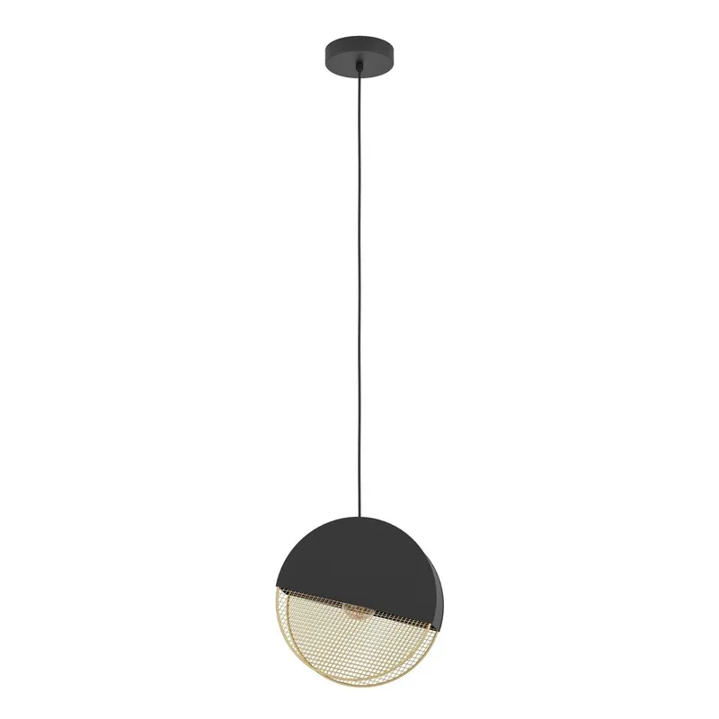 Lampe suspendue mumbles 1X40W E27 H1100 D285 noir/or