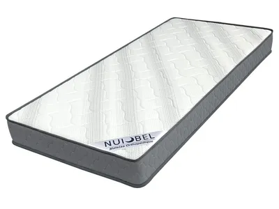 Matelas mousse orthopédique 140×200 cm – épaisseur 20 cm, densité D25 – NUIBEL-140X200