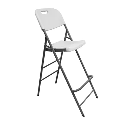 Chaise haute pliante blanche