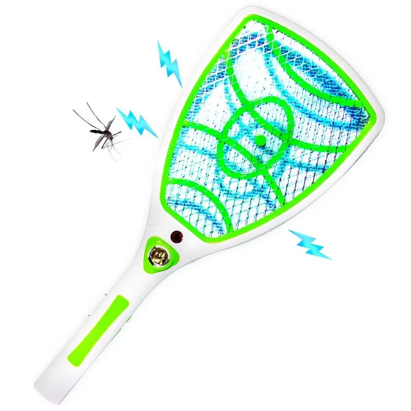 Raquette anti-insectes électrique à tamis carré – rechargeable USB