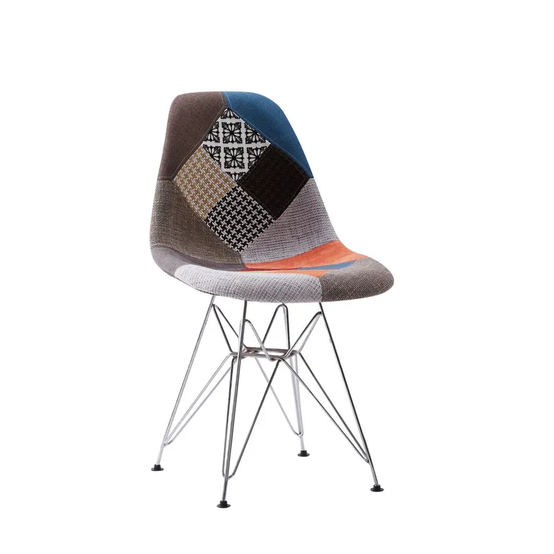 Chaise pieds métal – Multicolore