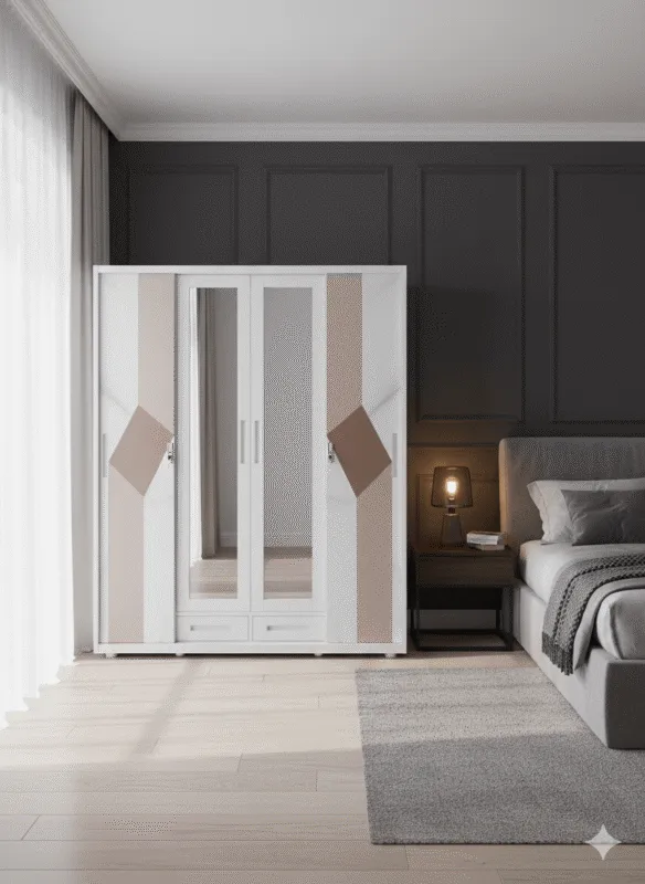 Bahut armoire en fer 4 portes – ARMFER-Y004