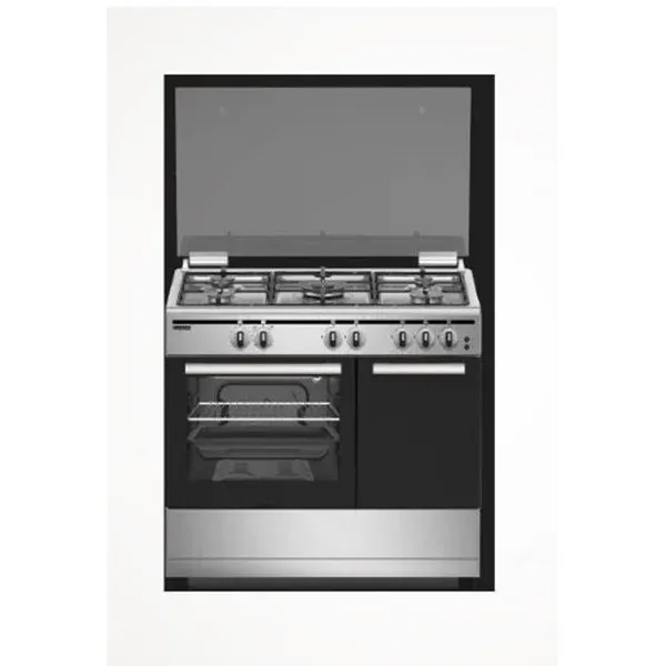 Cuisinière gaz 5 feux Belford BF-502I inox 90×60 cm