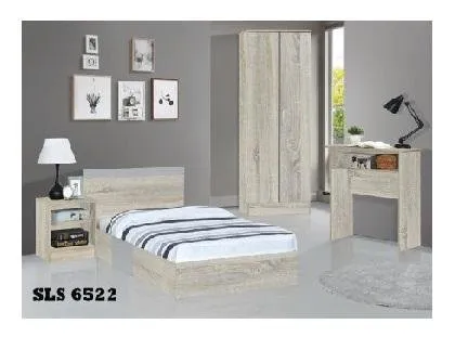 Chambre complete 6522-90 – lit 90×190, sonoma gris