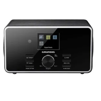 Radio DAB+ Bluetooth Grundig DTR4500BTDABBLACK 2×5 W noir