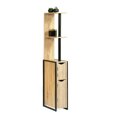 Meuble WC 2 portes style industriel