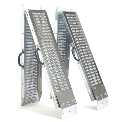 Rampes de chargement acier pliables – lot de 2