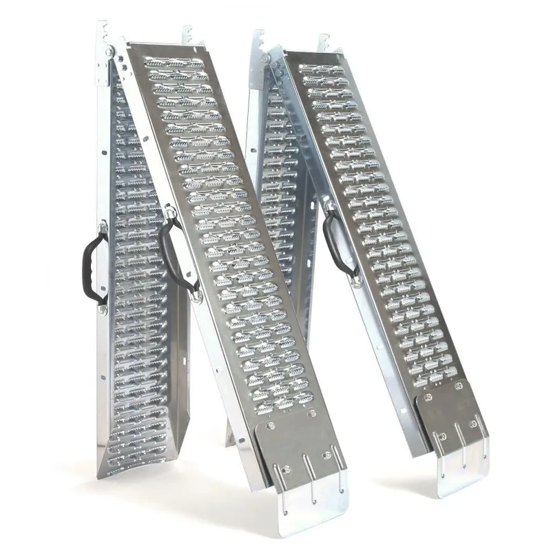 Rampes de chargement acier pliables – lot de 2