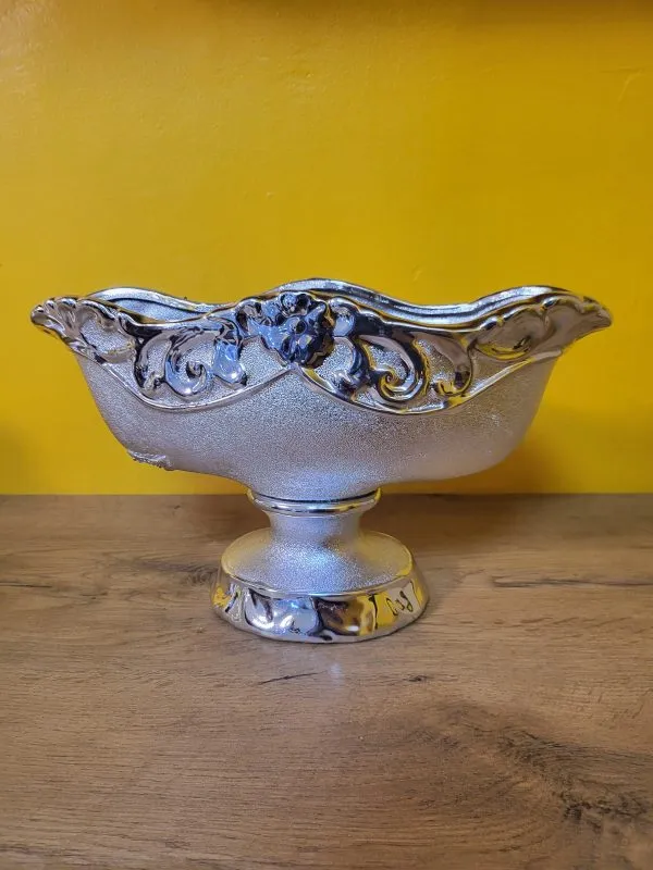 Bonbonnière décorative en verre