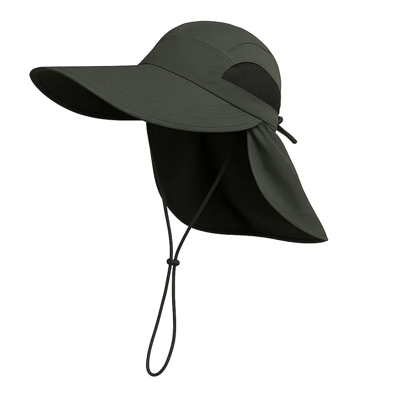 Chapeau de protection solaire respirant