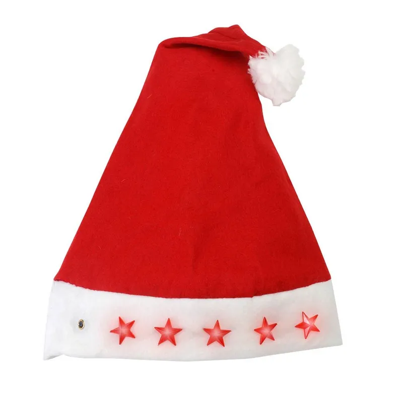 Bonnet de Noël clignotant lumineux