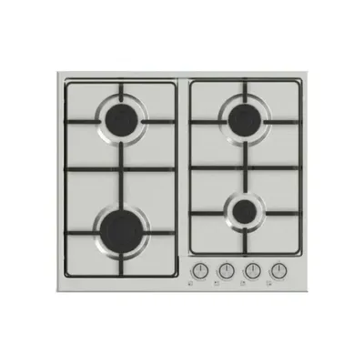 Plaque gaz encastrable Cuisinam 60 cm 4 feux Inox CIXH-620300