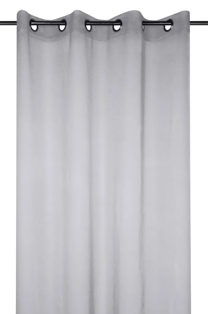 Voile monna 135X260 gris - 100% pe