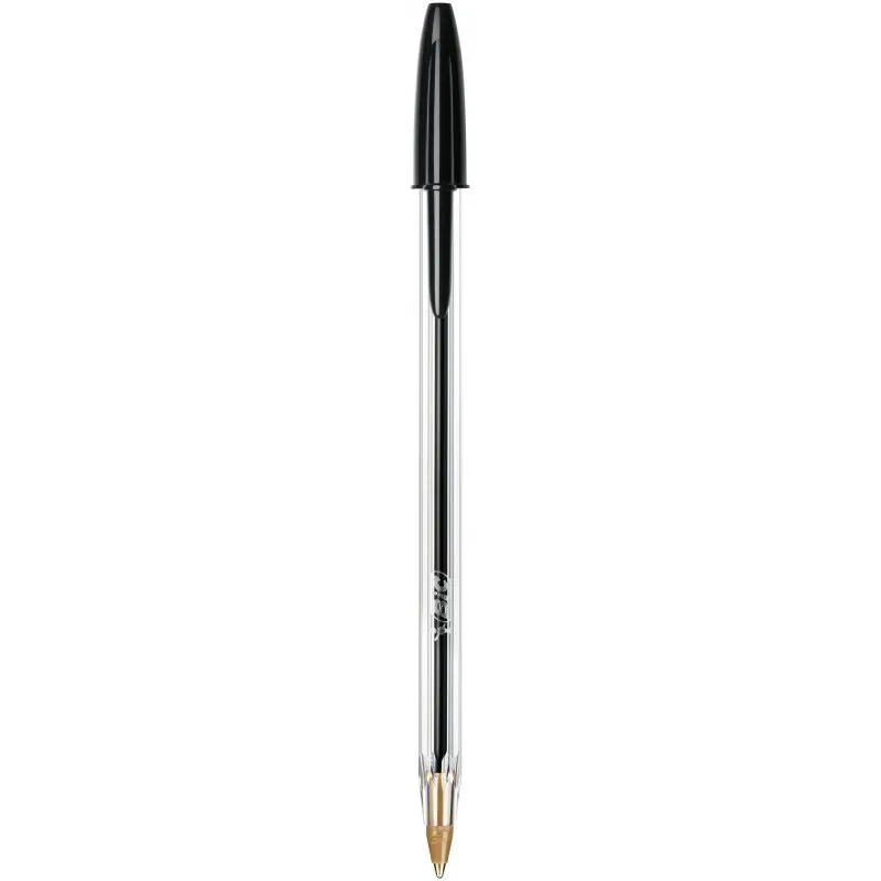Stylo bille noir pointe moyenne 1 mm Cristal – Bic