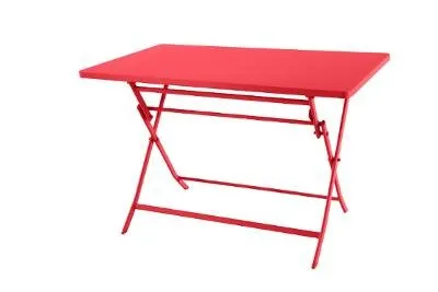 Table Greensboro rectangle groseille 4 personnes