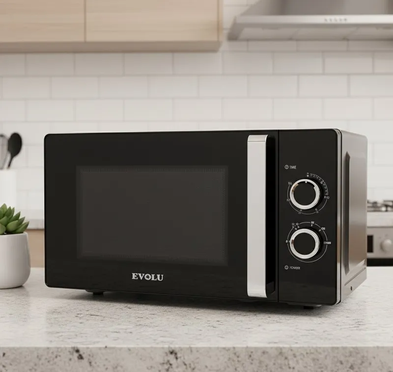Micro-ondes 25L 900W noir avec poignée
