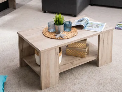 Table basse rectangulaire 90×50 cm