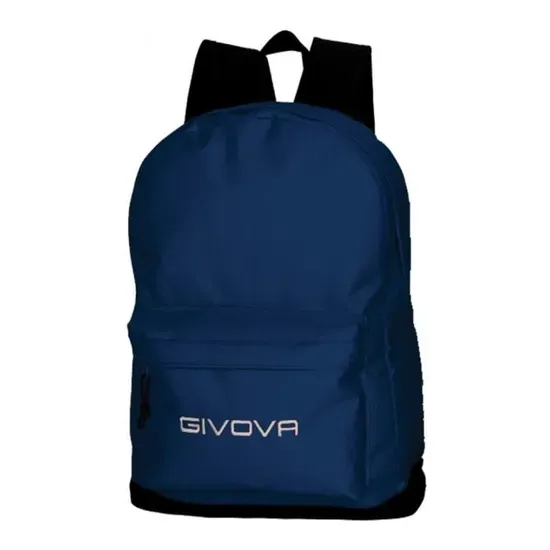 Sac à dos scolaire Givova bleu marine, 40×32×17 cm, nylon 600D