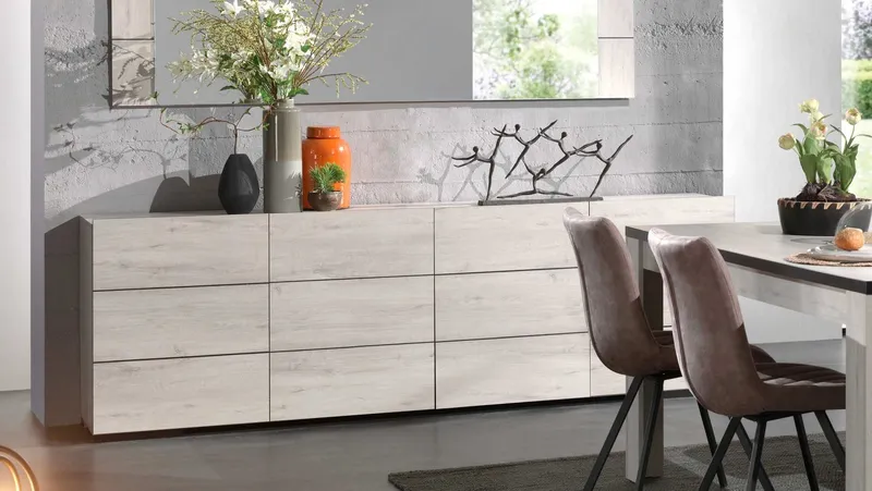 Buffet ELBA 220 cm – rangement cuisine et séjour – ELBA-BUFFET