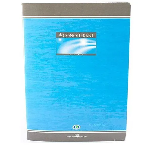 Cahier agrafé Conquérant 24×32 cm, 192 pages 70 g quadrillé 5×5