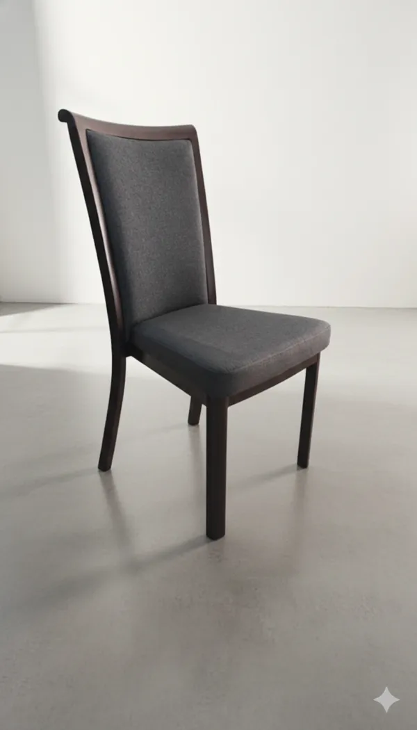 Chaise en bois finition naturelle 42×100×48 cm