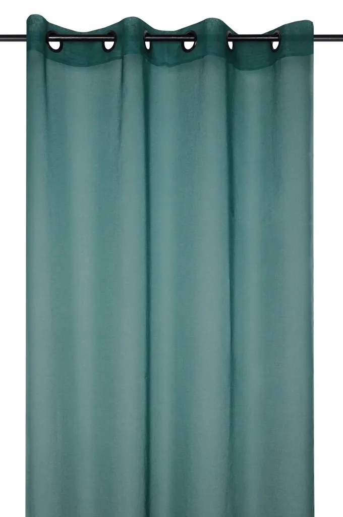 Voile monna 135X260 emeraude - 100% pe