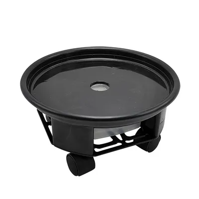 Support roulant pour plantes Ø 22 cm avec récupérateur d'eau intégré