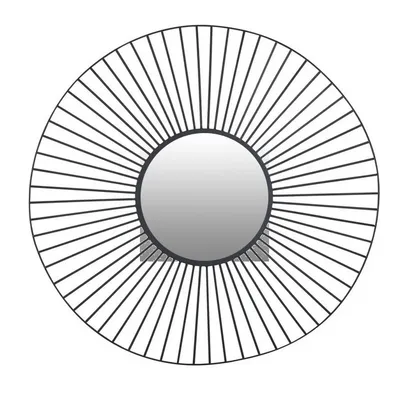 Miroir metal rond filaire Ø60CM