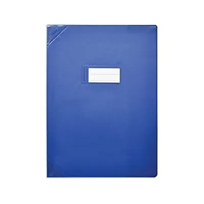 Protège-cahier 17×22 cm PVC 150 bleu Oxford Strong Line