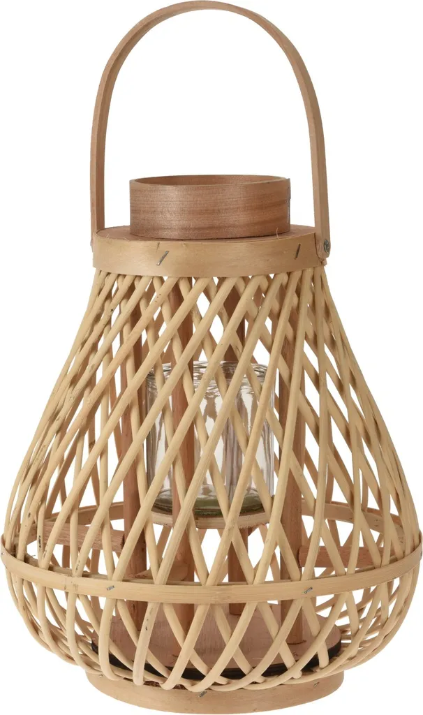 Lanterne en rotin D25XH30CM