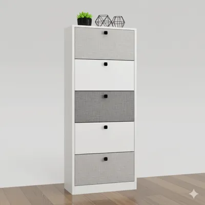 Meuble chaussure 3565-5 65x24x170 5 tiroirs