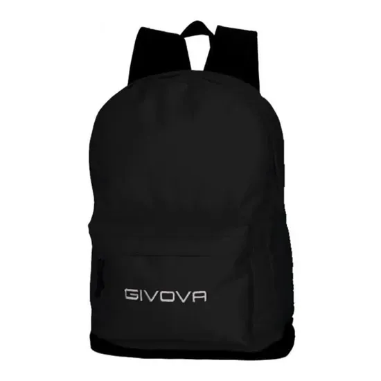Sac à dos scolaire Givova noir, 40×32×17 cm, nylon 600D