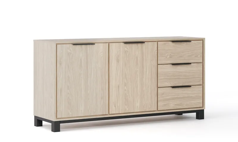 Buffet 3 portes – 168 × 47 × 85 cm – BUFFET-SAFIR