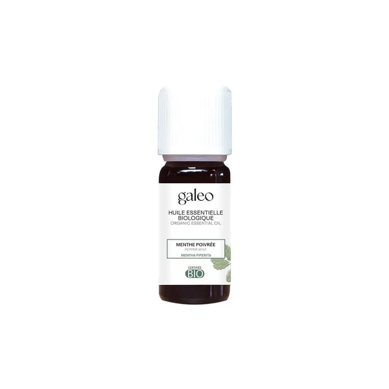 Huile essentielle biologique 10 ml menthe poivrée