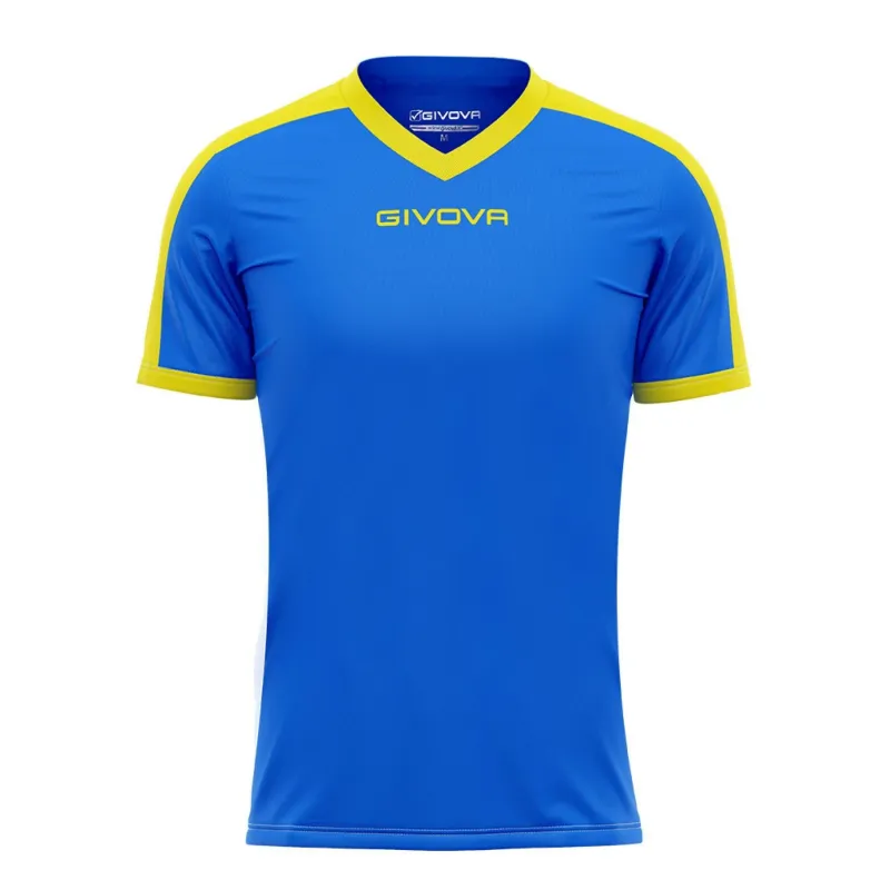 Maillot Givova Revolution – Bleu et jaune